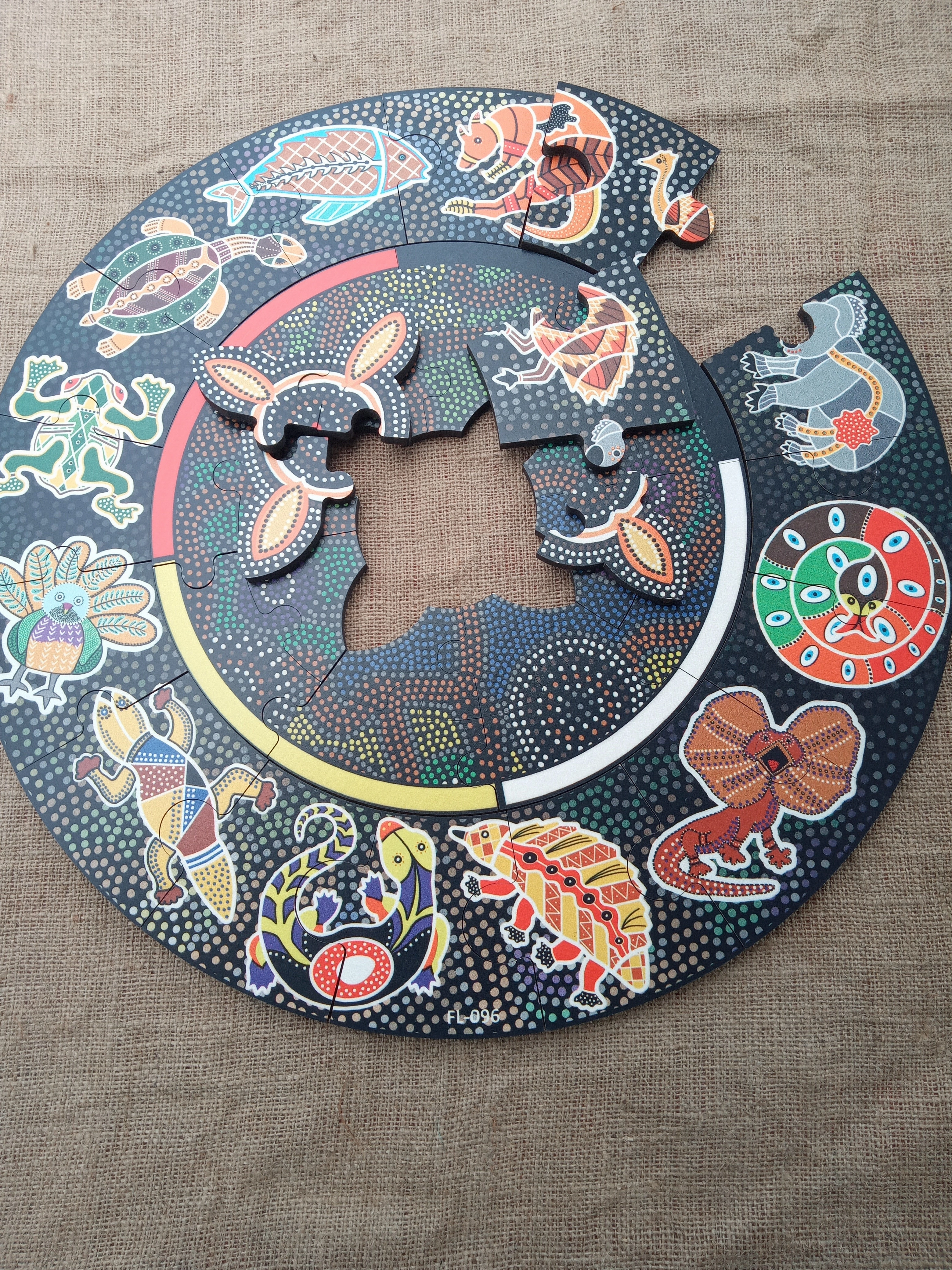 Aboriginal Meeting Place Floor Puzzle