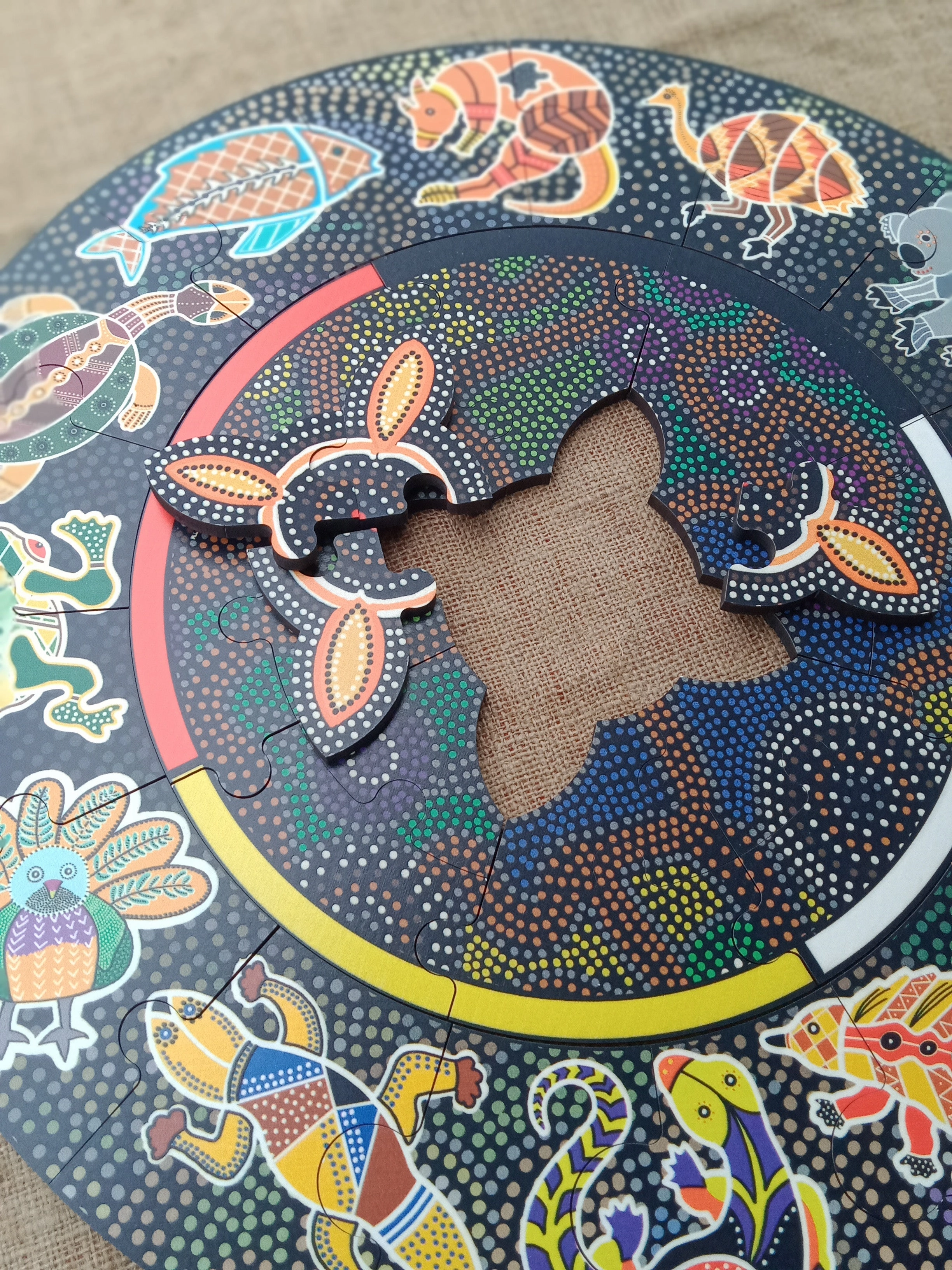 Aboriginal Meeting Place Floor Puzzle