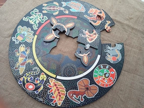 Aboriginal Meeting Place Floor Puzzle