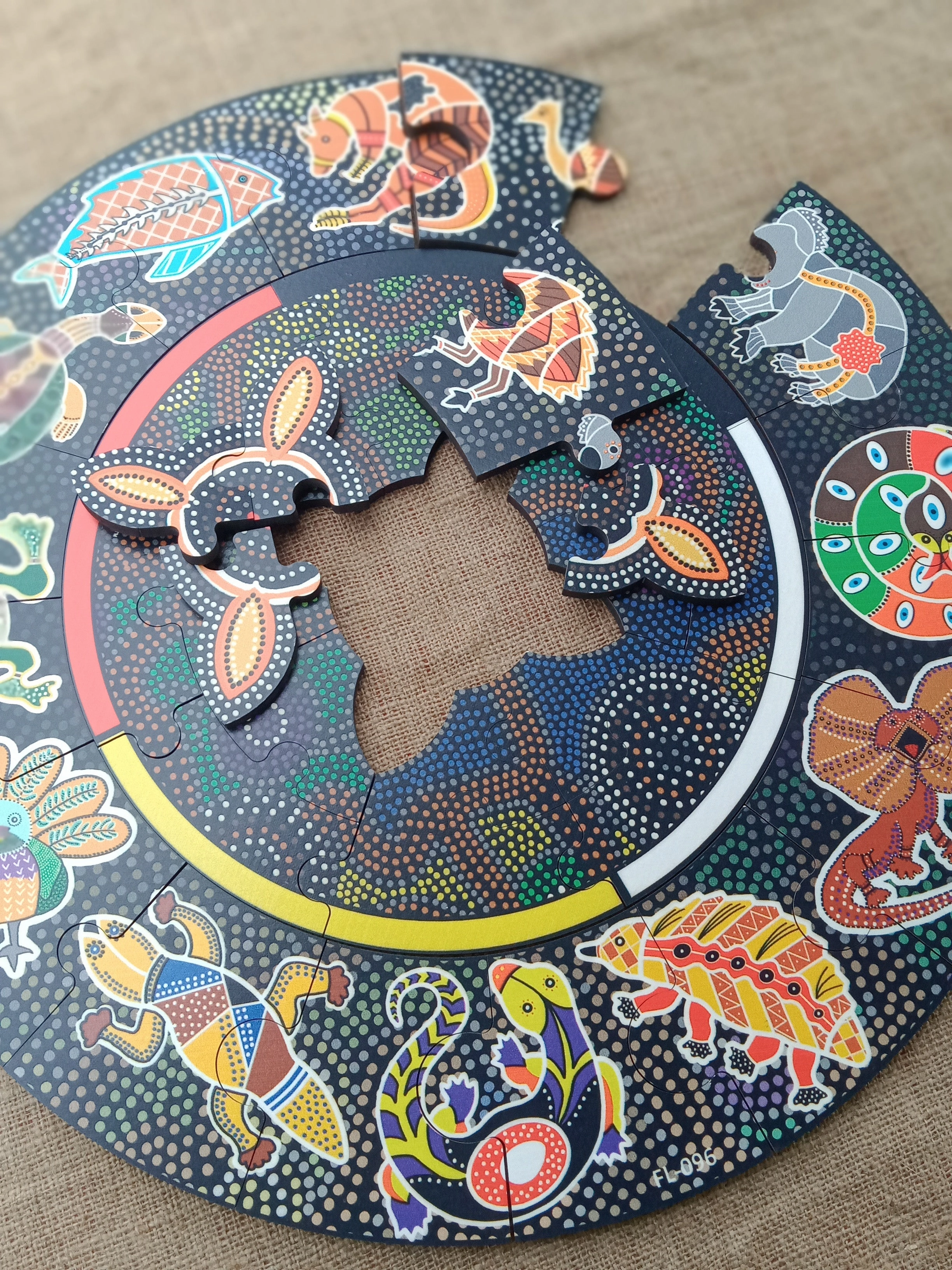 Aboriginal Meeting Place Floor Puzzle