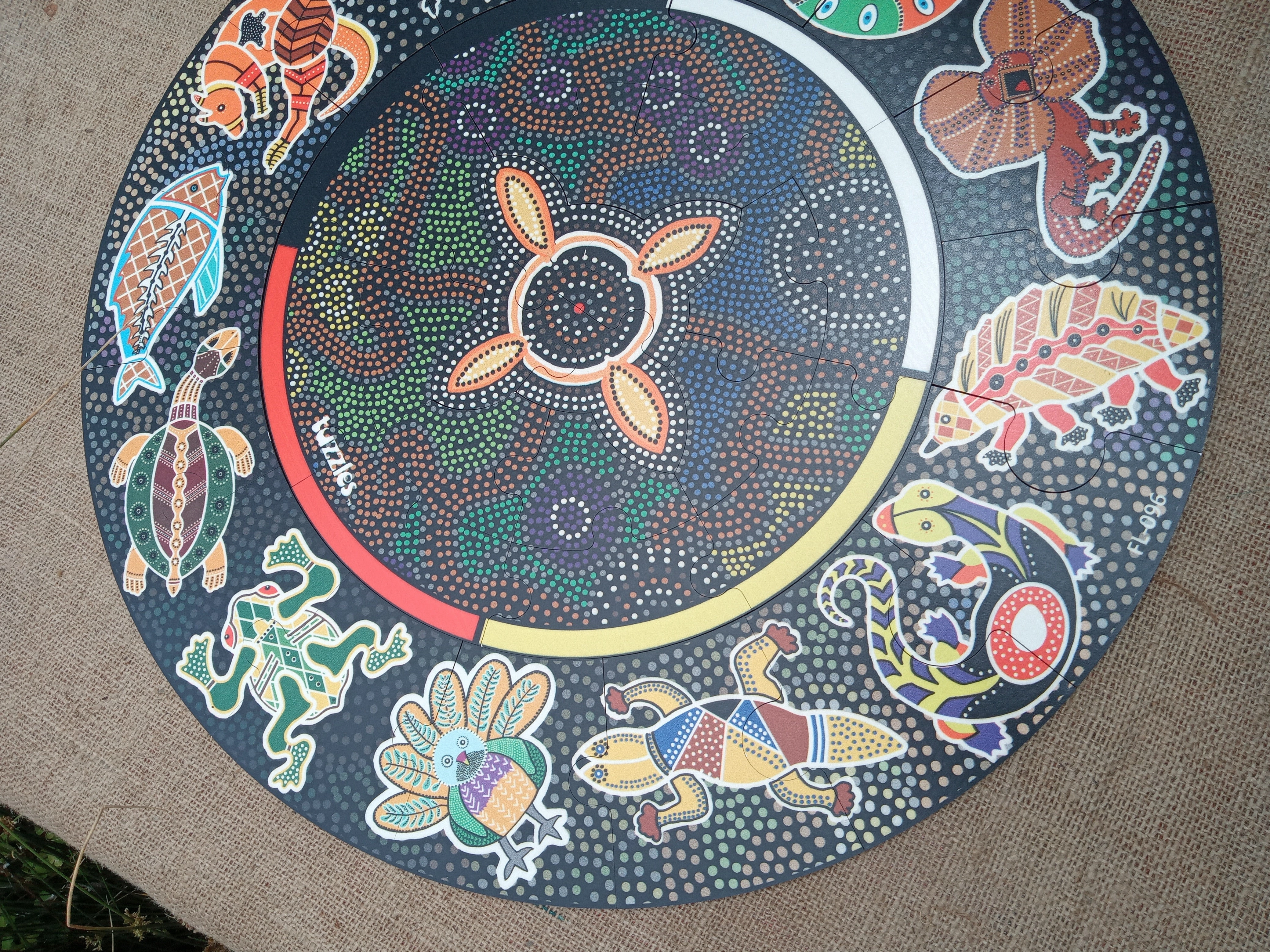 Aboriginal Meeting Place Floor Puzzle