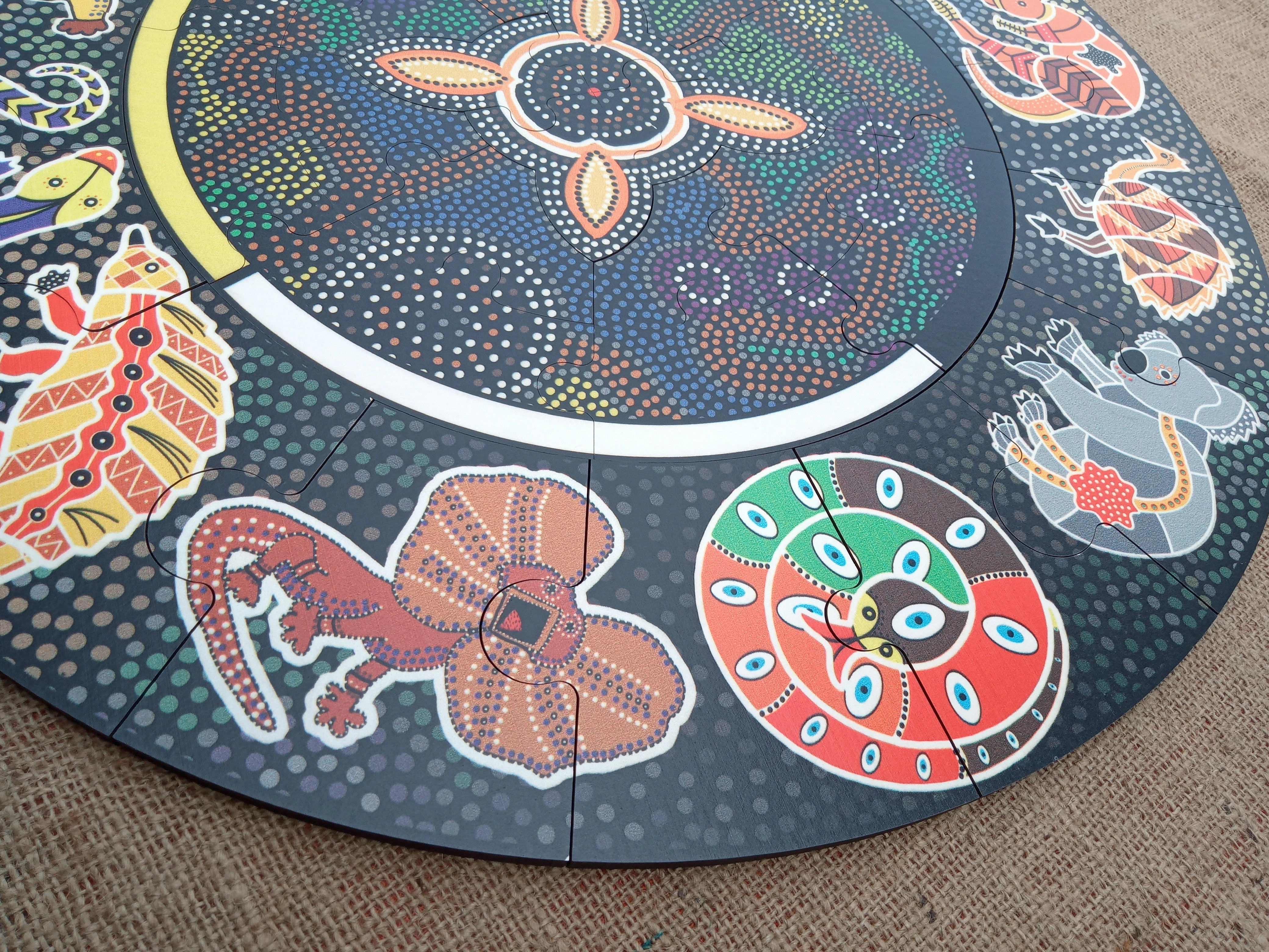 Aboriginal Meeting Place Floor Puzzle