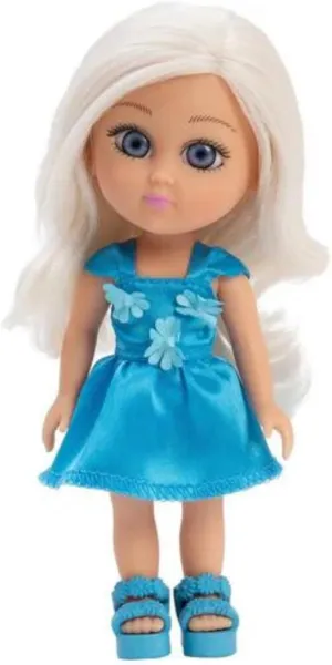 Adora Super Cuddly Fairy Garden Friends Doll Set with Color - Changing Hair, Blue Dress in Floral Applique and Matching Sandals Birthday Gift for Ages 3  - Bluebell