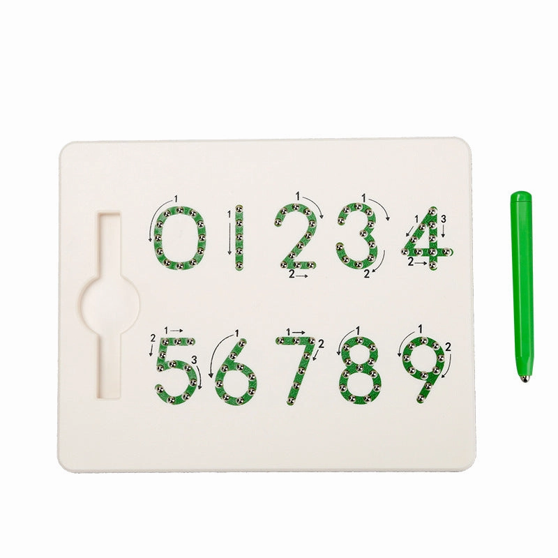 Alphabet Magnetic Bead Board - Fine Motor Toys For Children
