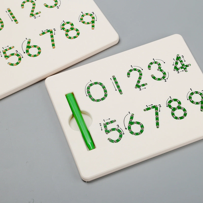 Alphabet Magnetic Bead Board - Fine Motor Toys For Children