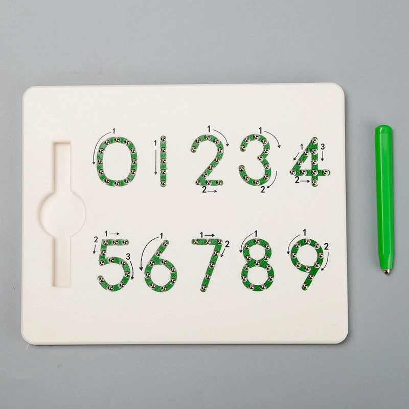 Alphabet Magnetic Bead Board - Fine Motor Toys For Children
