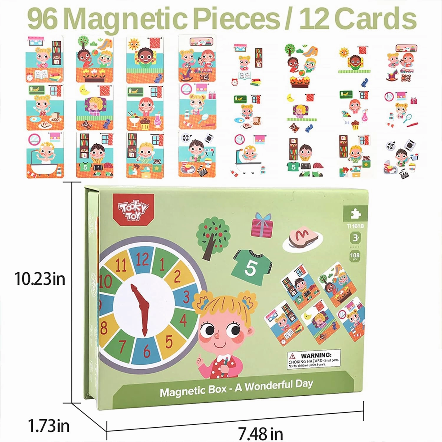 AlphaMag – Magnetic Alphabet Puzzle for Kids Ages 3  – Boosts Early Literacy and Fine Motor Skills