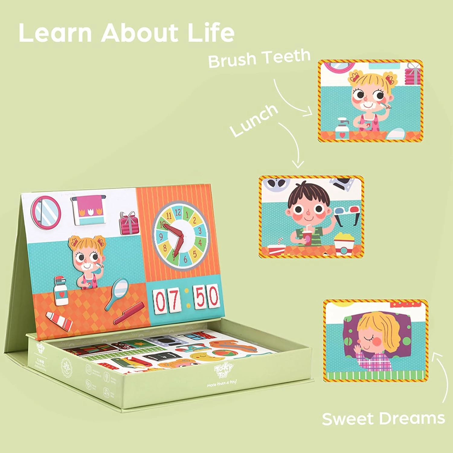 AlphaMag – Magnetic Alphabet Puzzle for Kids Ages 3  – Boosts Early Literacy and Fine Motor Skills
