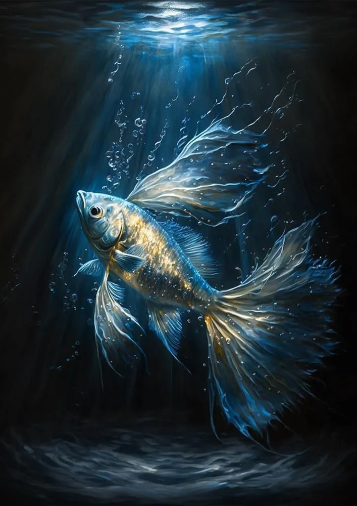 Animal Little Fish 1000 Piece Creative Fun Jigsaw Puzzle for Adults Challenging Traditional Puzzle Perfect for Family Nights Game