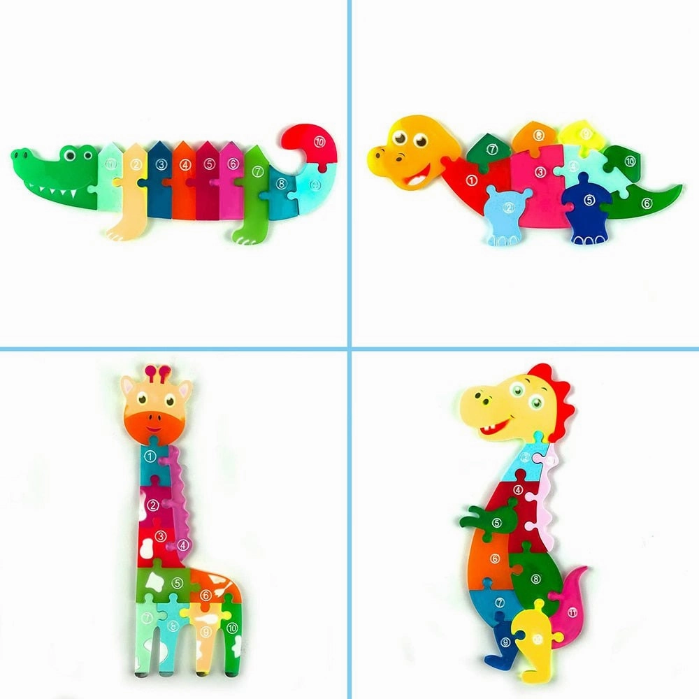 Animal Jigsaw Puzzle Resin Silicone Moulds
