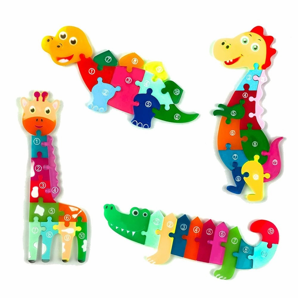 Animal Jigsaw Puzzle Resin Silicone Moulds