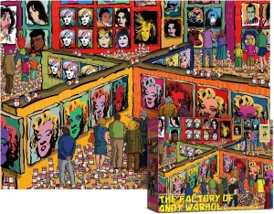 Antelope - 1000 Piece Puzzle for Adults, Andy Warhol Jigsaw Puzzles 1000 Pieces, High Resolution, Matte Finish, Smooth Edging, No Dust Creative Artistic Puzzle