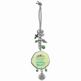 Art Metal Car Charm Bling