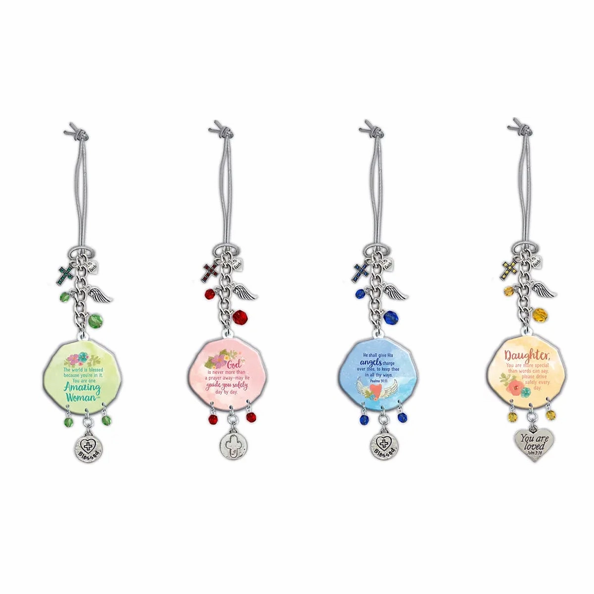 Art Metal Car Charm Bling