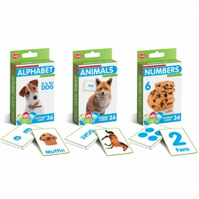 Assorted Flashcards- ABC's, Numbers, Animals- 1 per order