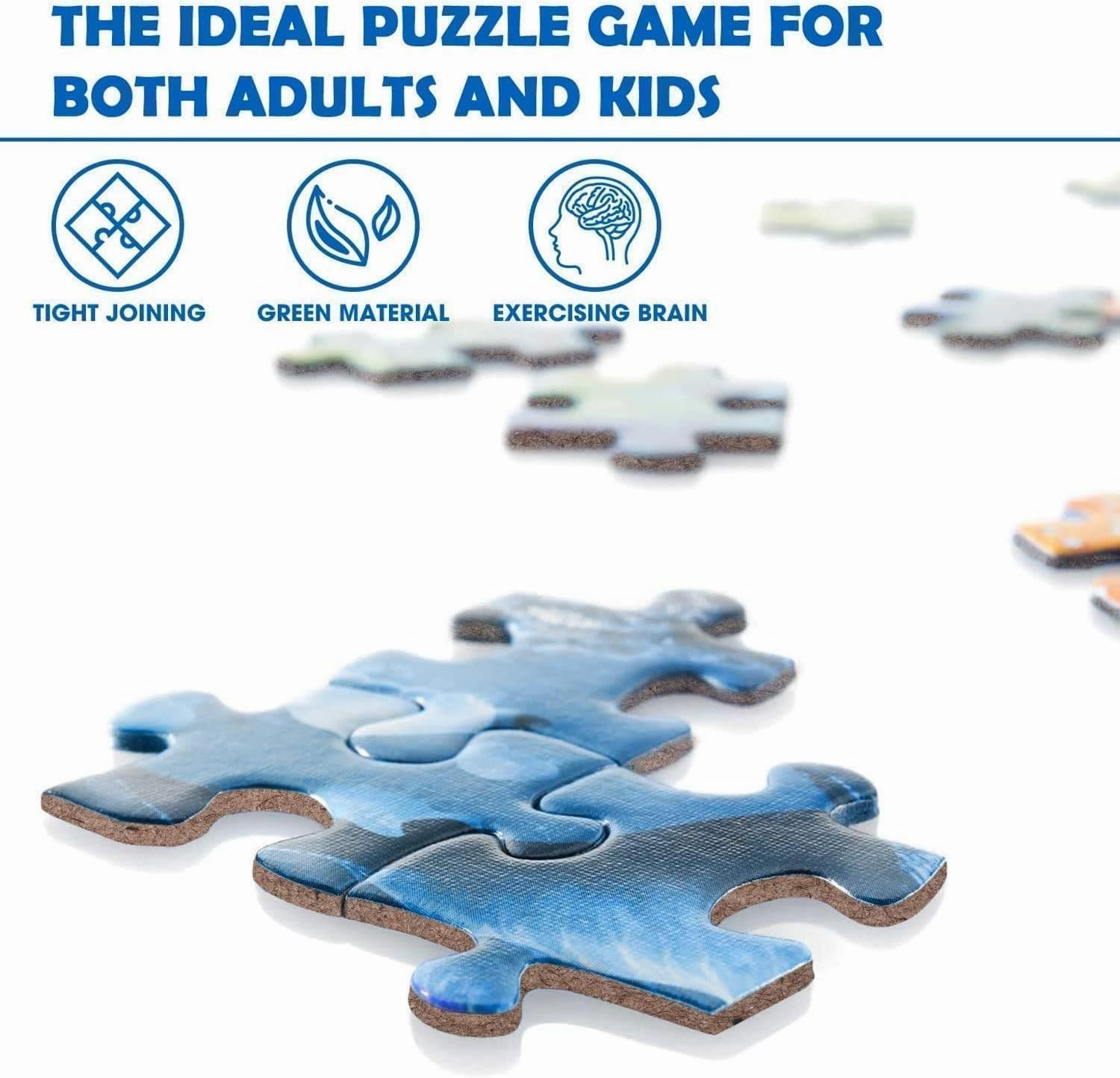 Attractive 1000 Pieces Puzzles for Adults Jigsaw Puzzles Fast Yacht Speedboat Speeding Through Water The Sea Challenging Puzzle Large Wooden Puzzles Kids DIY Toys Best Gift for Home Decor