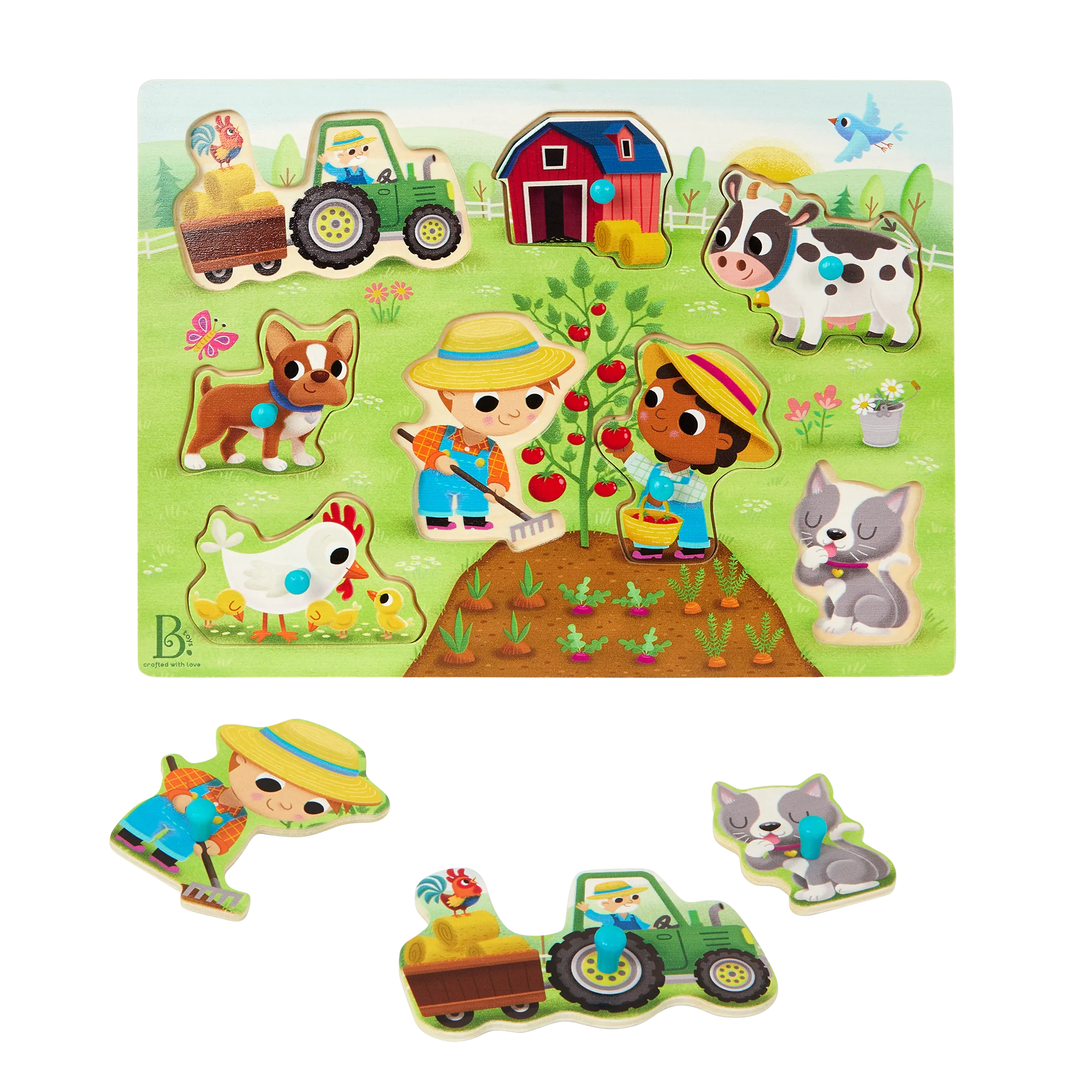 B. toys – Peek & Explore - Barnyard