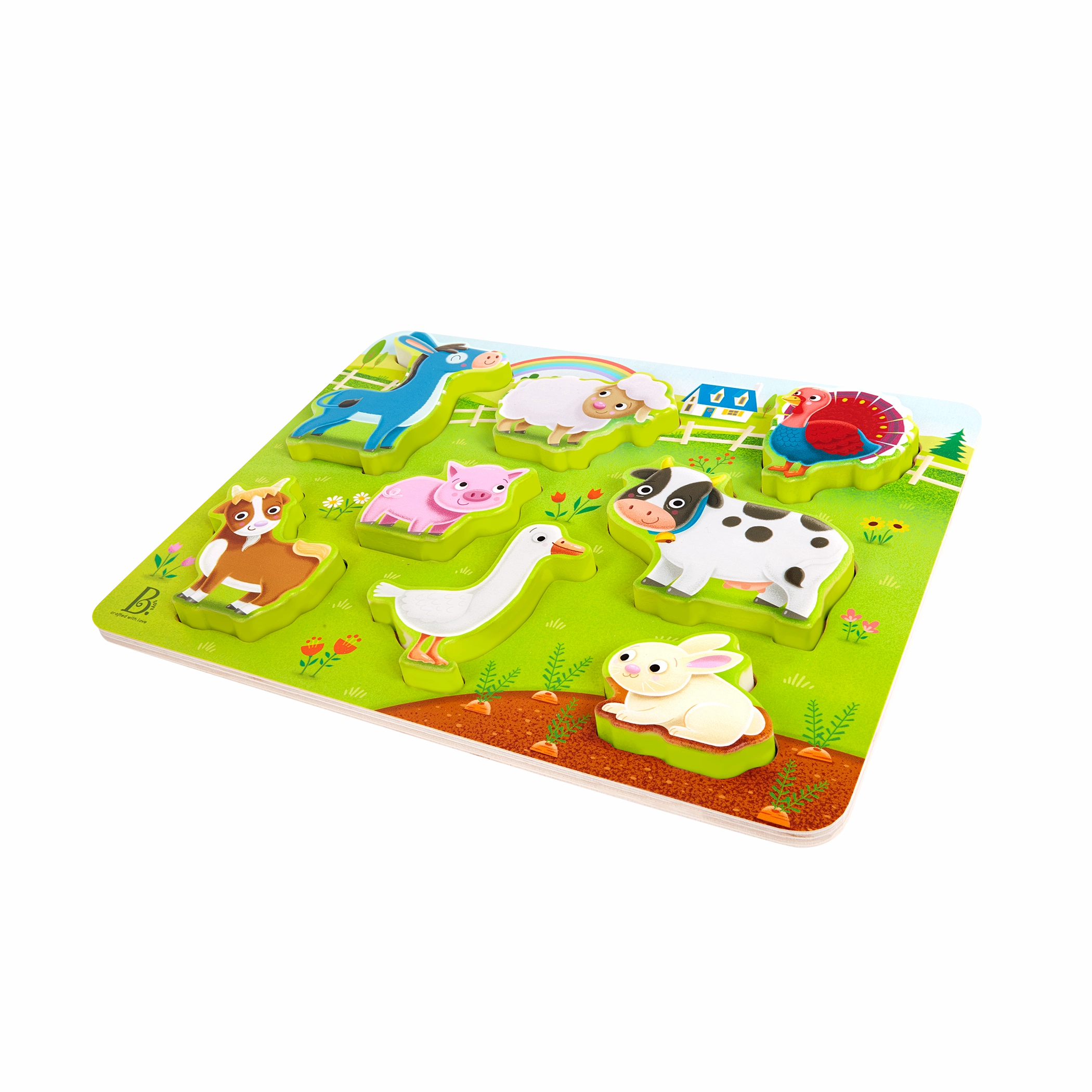 B. toys – Peek & Explore - Farm Animals