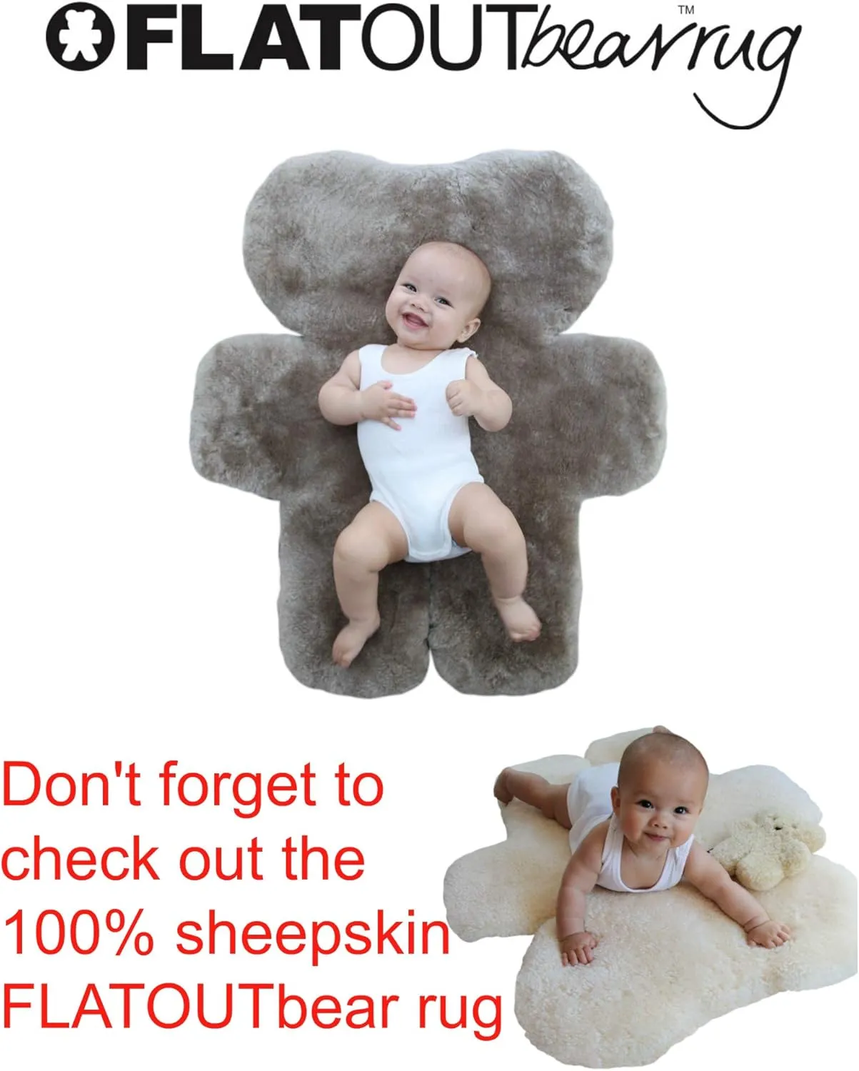 Baby Latte 100% Australian Sheepskin Small Teddy Bear