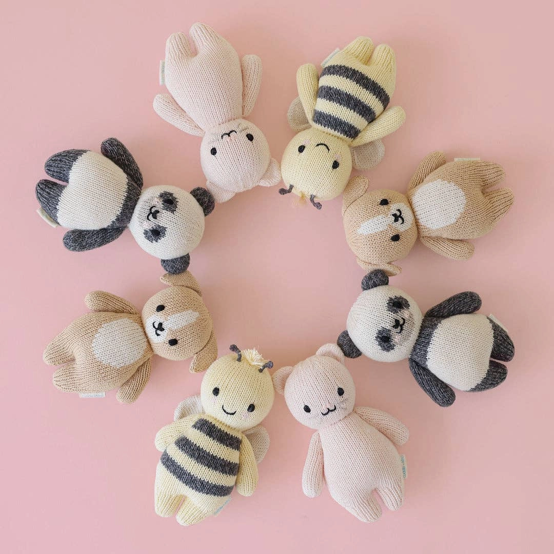 Baby bee, gives 5 meals, gives 5 meals