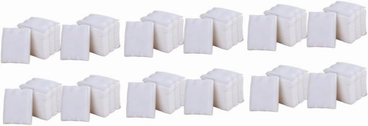 balacoo 666pcs Double-Sided Makeup Remover Pads Soft Cotton Pads for Makeup Removal Skin Care and Toner Application Lightweight Versatile for Face and Nail Polish Use