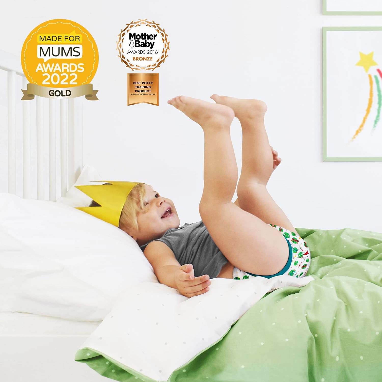 Bambino Mio, Potty Training Underwear for Girls and Boys, 3  Years, 5 Pack