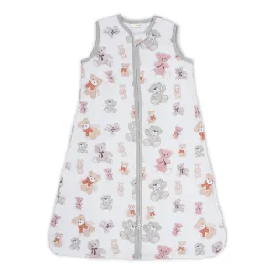 Bear Hugs Baby Sleep Sack, 100% Organic Cotton: 6-12M