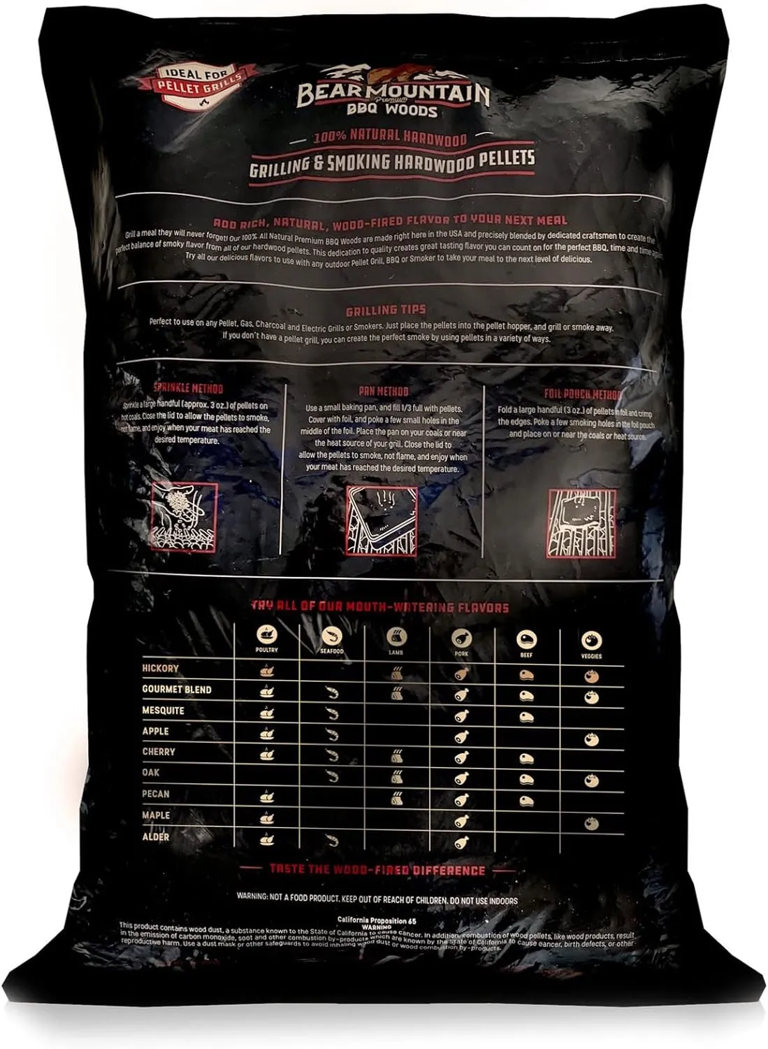 Bear Mountain FB99 All Natural Low Moisture Hardwood Smoky Gourmet Blend BBQ Smoker Pellets for Outdoor Grilling, 40 Pound Bag (4 Pack)