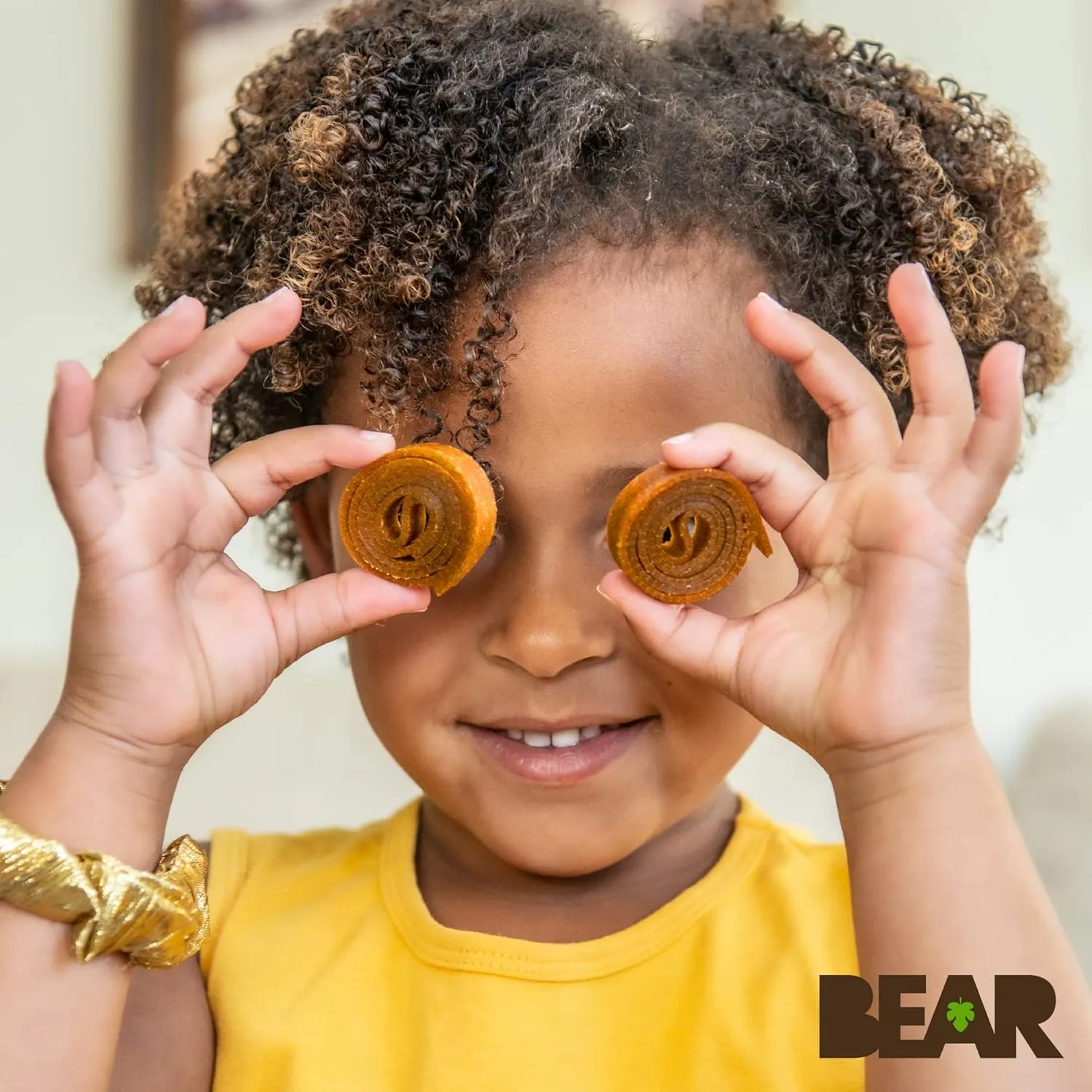 BEAR Real Fruit Snack Rolls - Gluten Free, Vegan, and Non-GMO - Mango – Healthy School And Lunch Snacks For Kids And Adults, 0.7 Ounce (Pack of 18)