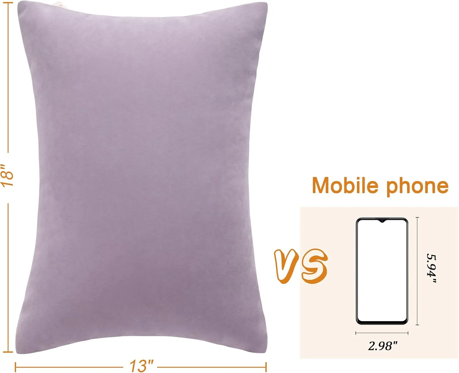 bedsum 2 Pack Toddler Pillows, 13''x18'' Microfiber Baby Pillows for Toddler, Travel, Pets, Soft and Machine Washable Small Pillows w/ Excellent Resilience for Neck, Wrist, and Knee Support, Lavender