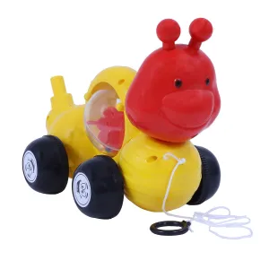 Bee Pull Along | Interactive pull toy | Toy for walking babies Toddler | Movement toy | Early learning Pull toy | Toddler activity toy | For age 12  Months