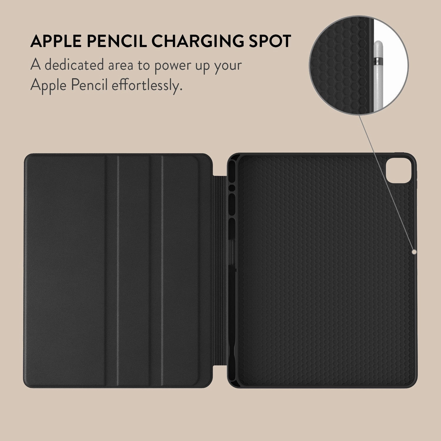 Black & White Maze iPad Case