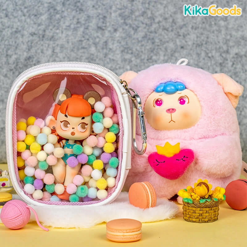 Blind Box Walk The Doll Fluffy Ball Bag
