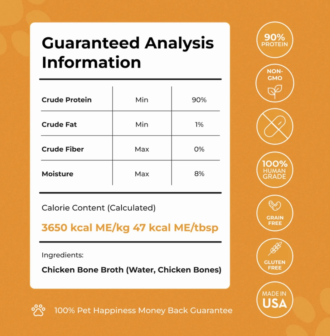 Bluebird Provisions Chicken Bone Broth For Dogs & Cats 200g