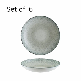 BONNA MAZE ROUND COUPE BOWL 230x50mm (MZEBLM23CK) (Set of 6 )