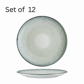 BONNA MAZE ROUND COUPE PLATE 270x30mm (MZEGRM27DZ) (Set of 12 )