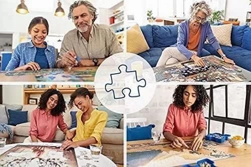 Boston Terrier 500 Piece Jigsaw Puzzle for Adults - God Surrounded by Dog Challenging Educational Game Fun Family Activities Dog's Lovers Puzzle Floor Props Kid Gift Unzip Toy Wooden Puzzles