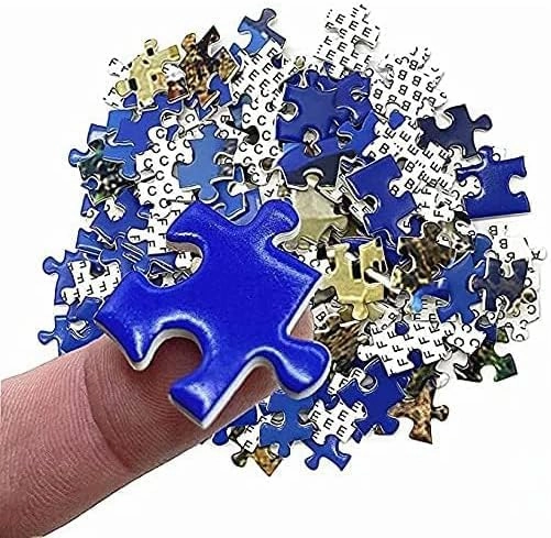 Boston Terrier 500 Piece Jigsaw Puzzle for Adults - God Surrounded by Dog Challenging Educational Game Fun Family Activities Dog's Lovers Puzzle Floor Props Kid Gift Unzip Toy Wooden Puzzles