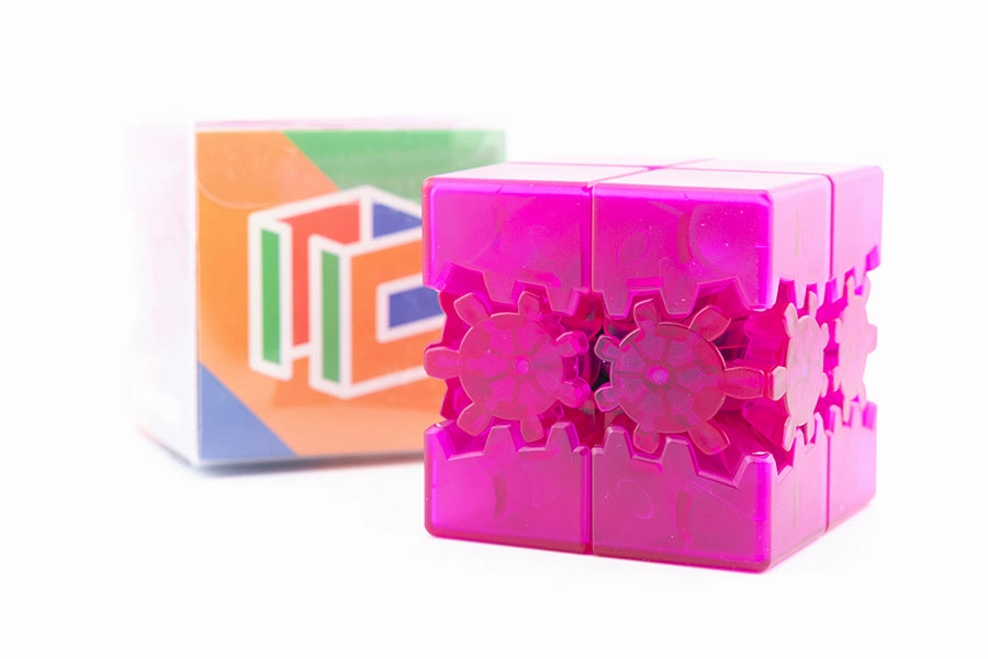 Bram & Oskar Gear 2x2 Cube (DIY 6-Color Stickers) (Limited Edition)