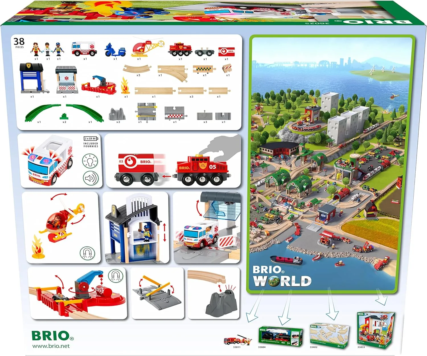 Brio Rescue Team Train Set