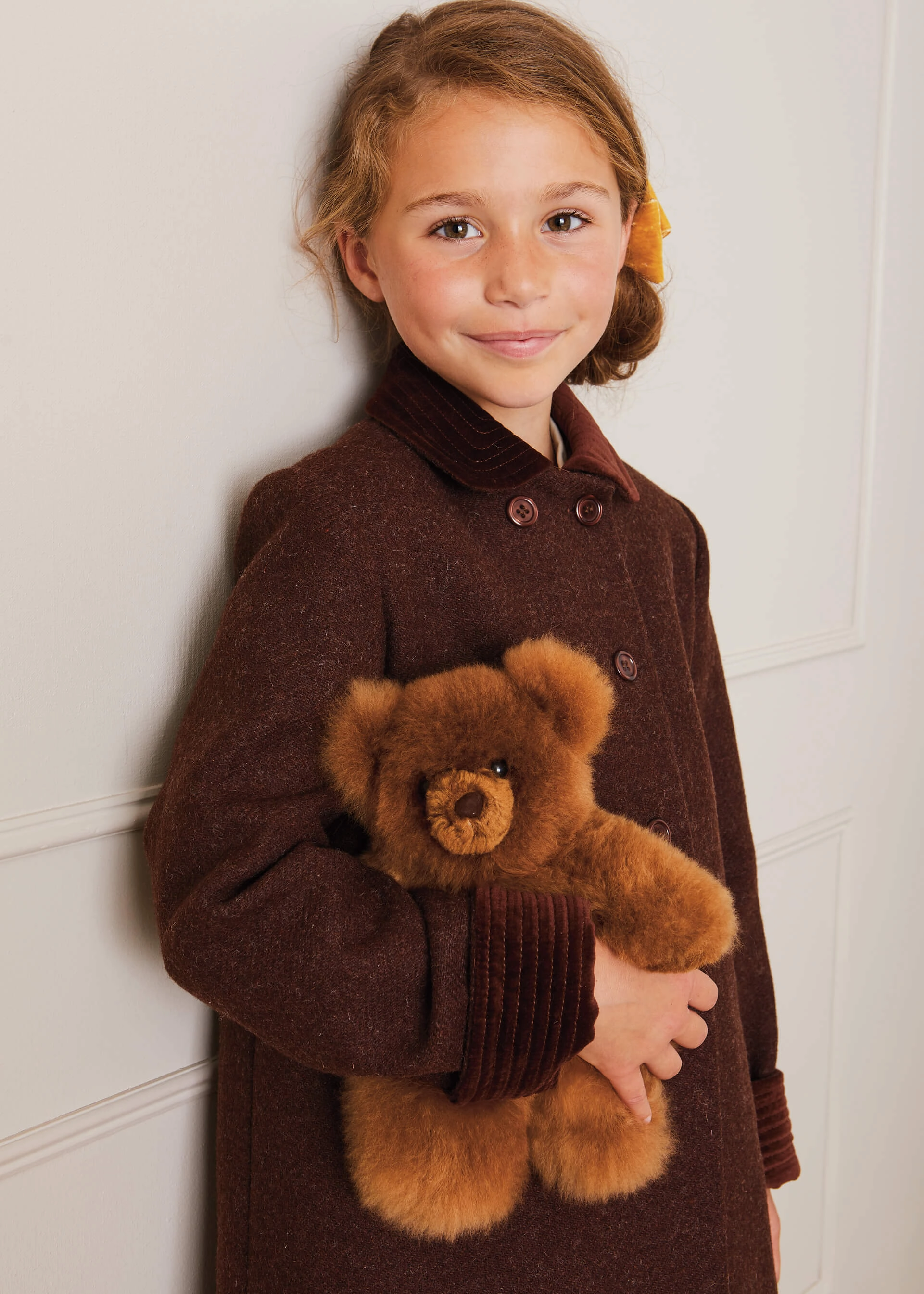 Brown Teddy Bear (100% Alpaca Fur)