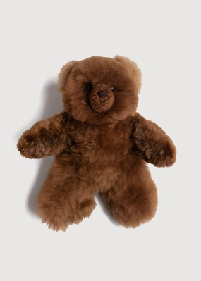 Brown Teddy Bear (100% Alpaca Fur)