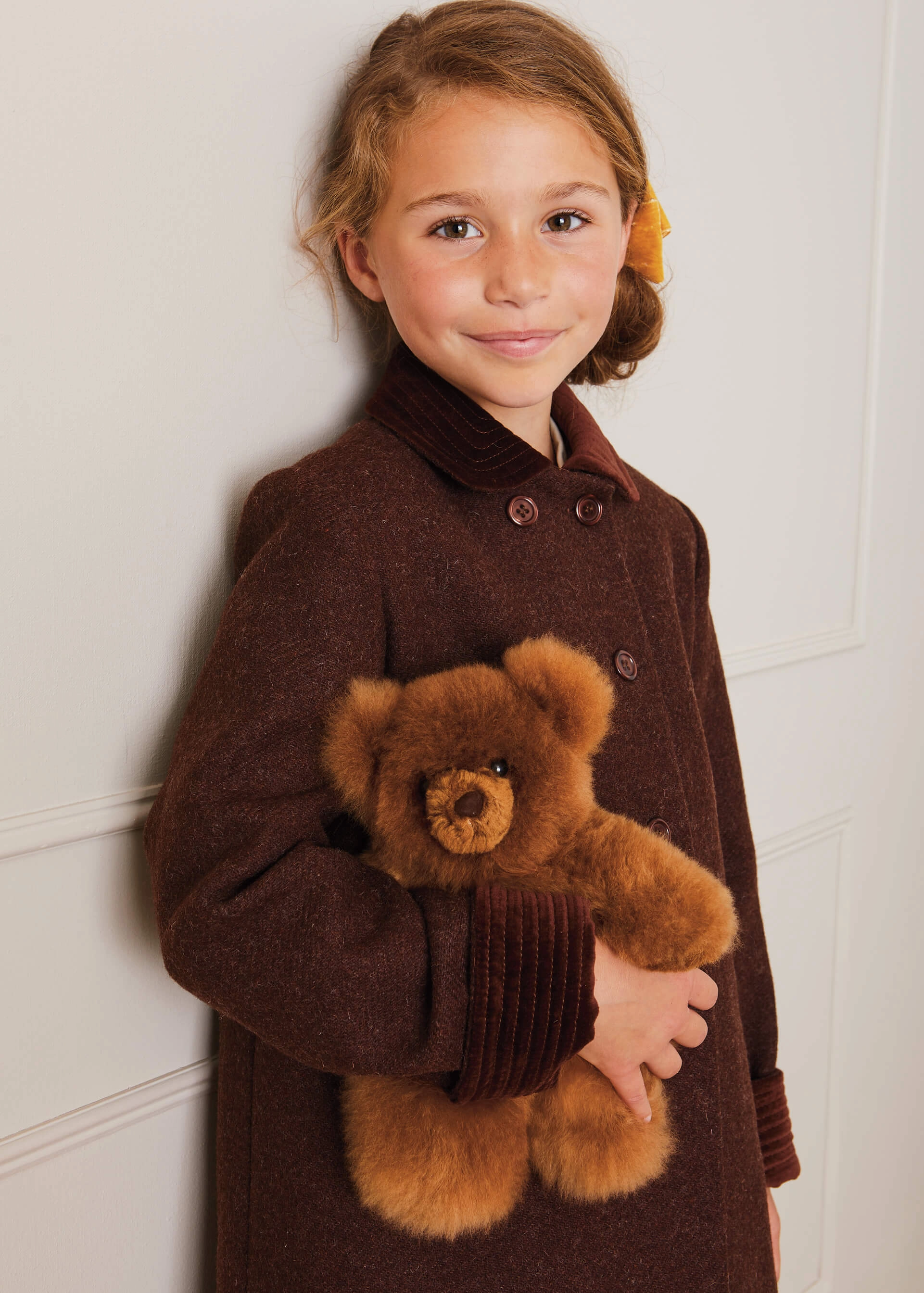 Brown Teddy Bear (100% Alpaca Fur)