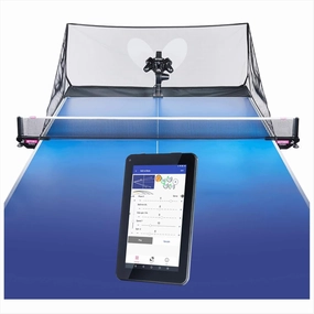 Butterfly Amicus Prime Table Tennis Robot | Best Ball Launcher-Thrower-Shooter for Your Ping Pong Table | Free Carry Bag, Remote, Tech Support, & 120 Balls | Play Or Practice Ping Pong Anytime
