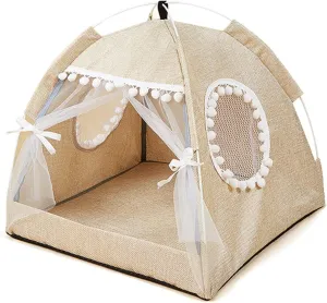 Camping Tent Proof for Dogs Kennels Indoor Nest Bed for Puppy Cave Dogs House Lightweight