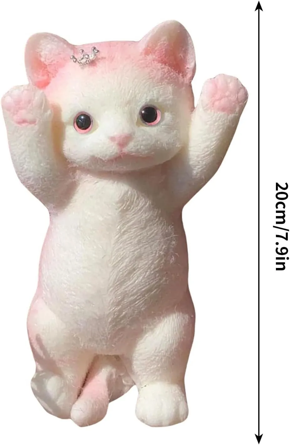 Cat Sticky Squishy Toys,Cute Cat Squishies Squeeze Soft Cat Squishies Stress Relief Sensory,Squeeze Toy Gifts for Christmas Birthday Holiday (Pink)
