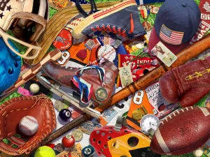 Ceaco - Sporting Tabletop - 500 Piece Jigsaw Puzzle