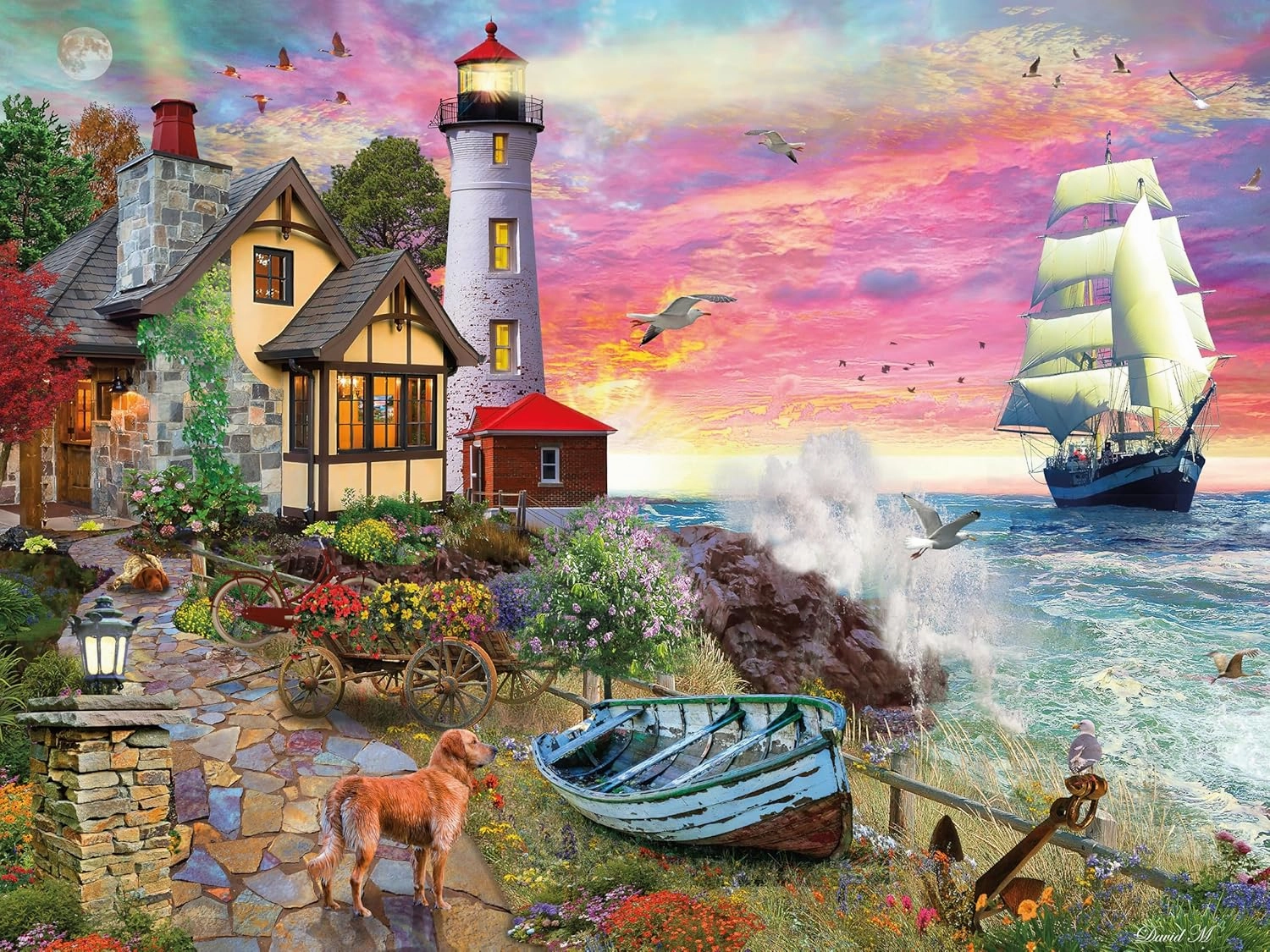 Ceaco - David Maclean - Crashing Waves - 1500 Piece Jigsaw Puzzle