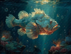Challenging and Enchanting Jigsaw Game Featuring Deep Sea Fish and Coral Reef 1000 Piece Puzzle for Adults and Marine Life Lovers Wall Decor and Family Fun Gift