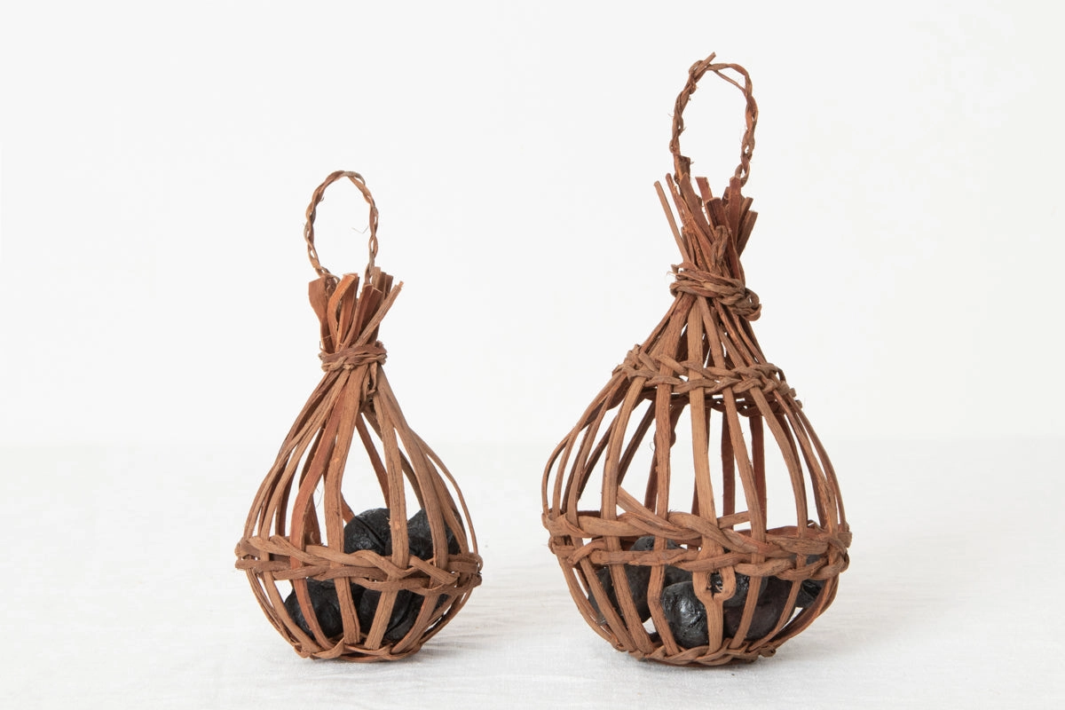 Charcoal basket, S, L / Grape vine / Yamagata-JPN 311419